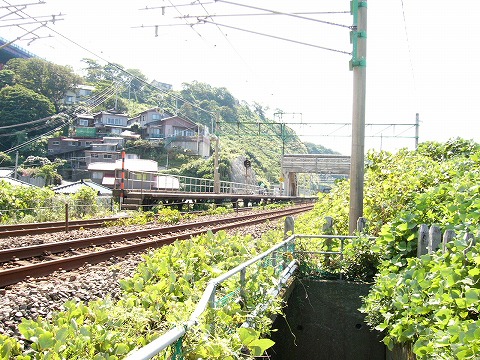 青海川駅を東側から
