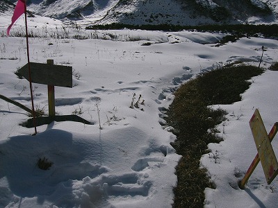 三叉路のようす