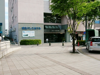 武生パレスホテルの概観。