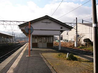 上屋の終わりの妻面。